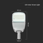 30W Lampa uliczna solarna / Barwa:4000K / Obudowa: Srebrna