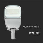 30W Lampa uliczna solarna / Barwa:4000K / Obudowa: Srebrna