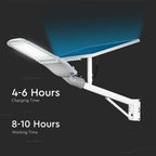 30W Lampa uliczna solarna / Barwa:4000K / Obudowa: Srebrna