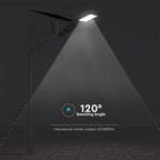 30W Lampa uliczna solarna / Barwa:4000K / Obudowa: Srebrna