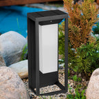 2W Lampa ścienna LED solarna / Chip SAMSUNG / Barwa:3000K / Obudowa: Szara