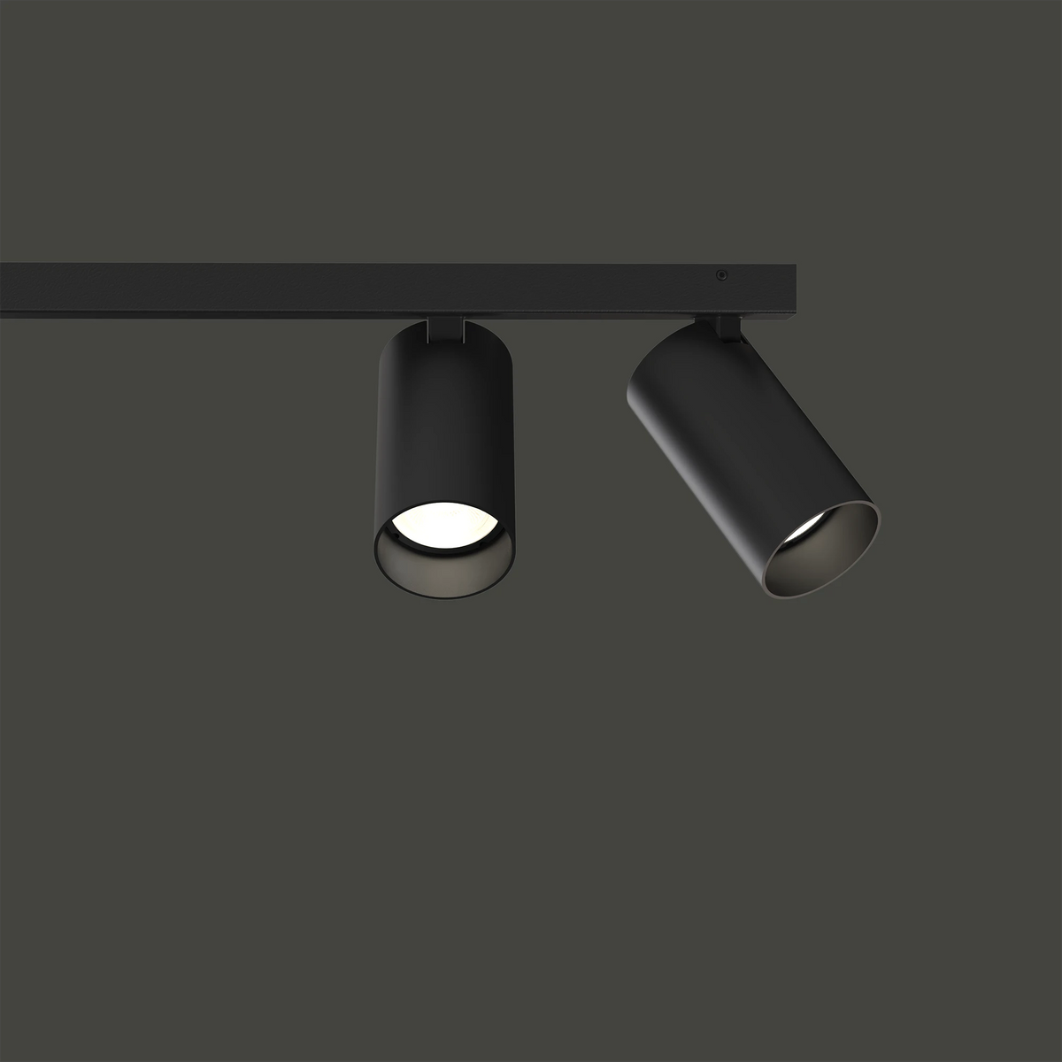 Nowodvorski Reflektorek / Spot MONO 10W only LED 50/60Hz - Stal lakierowana - Czarny VIII 7843 - lampa włączona