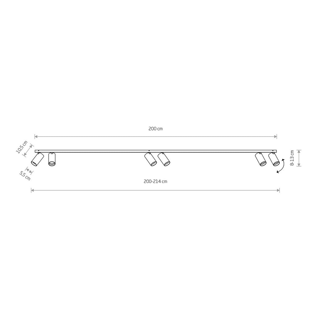 Nowodvorski Reflektorek / Spot MONO 10W only LED 50/60Hz - Stal lakierowana - Czarny X 7844