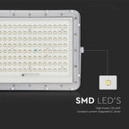 20W Solarny naświetlacz LED z czujnikiem zmierzchu / Panel z przewodem: 3m / Pilot / Bateria 16000mAh/ Barwa:4000K / Obudowa: Biała