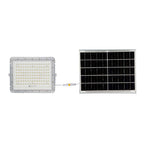 20W Solarny naświetlacz LED z czujnikiem zmierzchu / Panel z przewodem: 3m / Pilot / Bateria 16000mAh/ Barwa:4000K / Obudowa: Biała