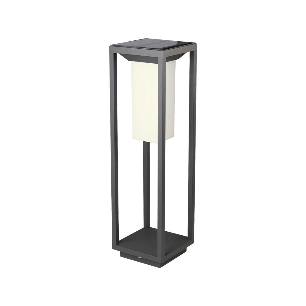 2W Lampa ogrodowa LED solarna / Chip SAMSUNG / Barwa:3000K / Obudowa: Szara