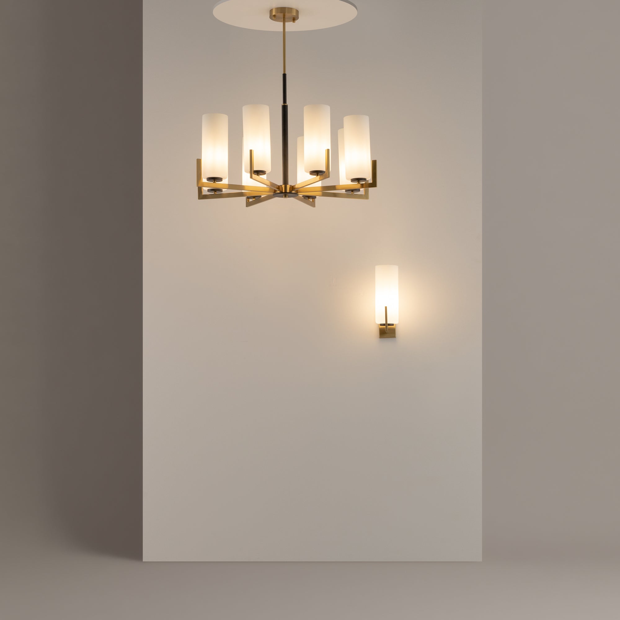 Maytoni Lampa wisząca Fortano - Metal - Czarny + mosiądz MOD089PL-08BS