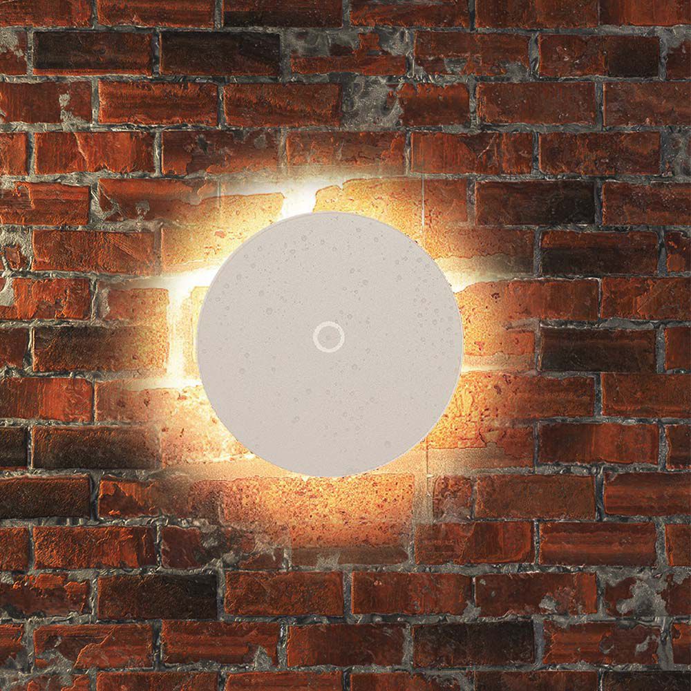 12W Kinkiet LED / Barwa:3w1 / Okrągły / Biały / Ściemniany