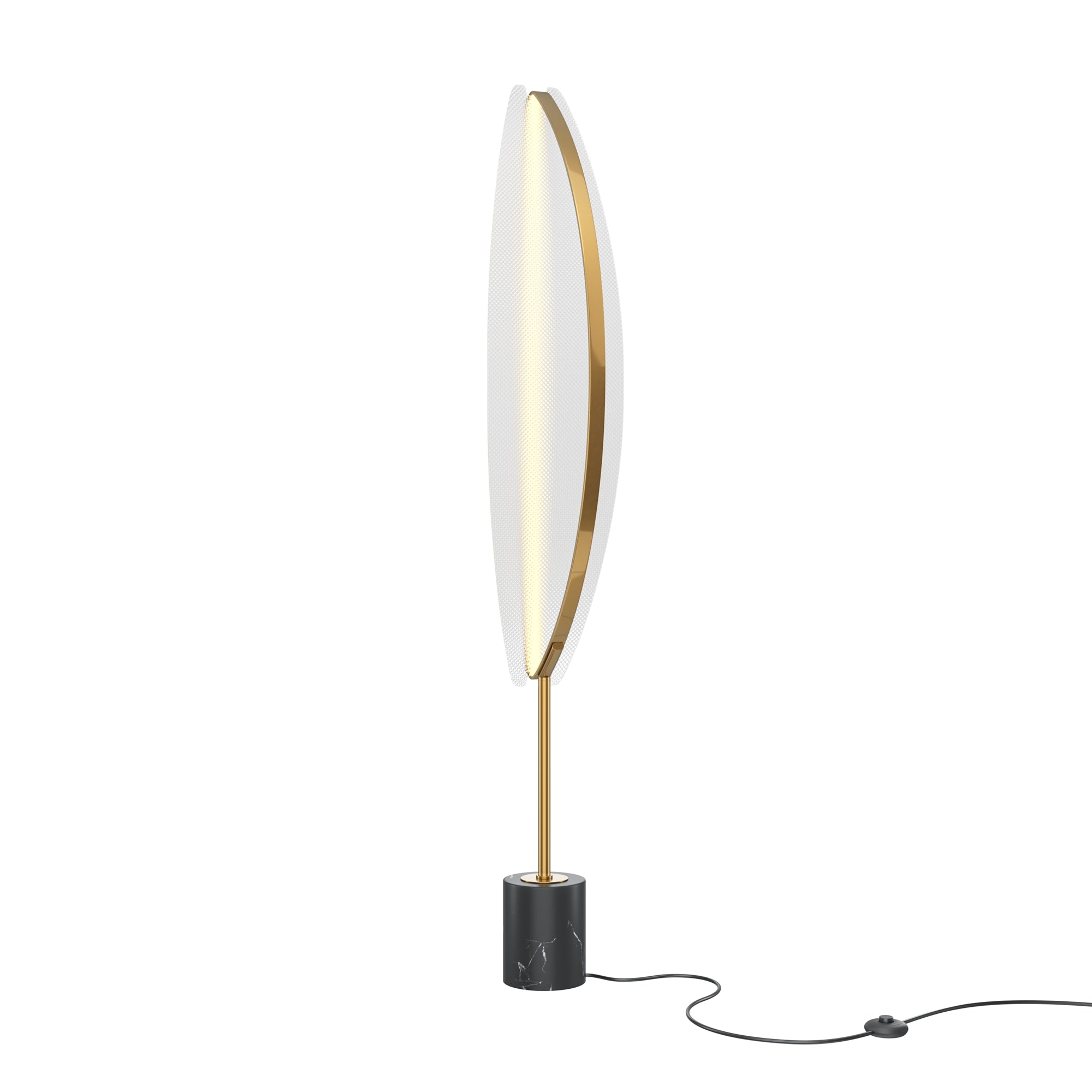 Maytoni Lampa podłogowa Breeze - Aluminium - Mosiądz MOD281FL-L33BS3K