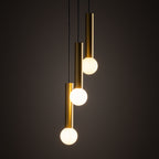 Nowodvorski Lampa wisząca BATON 10W only LED 50/60Hz - Lity mosiądz - Miedziany III 7855