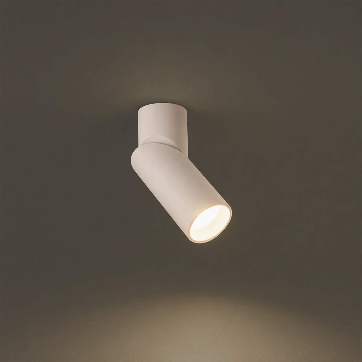 Nowodvorski Reflektorek / Spot INDIA 15W only LED 50/60Hz - Aluminium lakierowane - Biały 7858 - lampa włączona