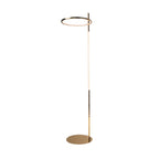 Maxlight Lampa podłogowa Lozanna - Stal nierdzewna + akryl - Złoty F0050