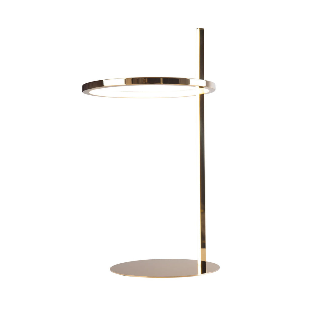 Maxlight Lampa stołowa Lozanna - Stal nierdzewna + akryl - Złoty T0042