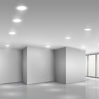 24W Panel LED Podtynkowy / Barwa:3000K / Kształt: Okrągły / Biały