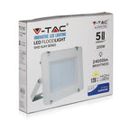 200W Naświetlacz LED SMD / Chip SAMSUNG / Barwa:6400K / Obudowa: Biała / Wydajność: 120lm/w