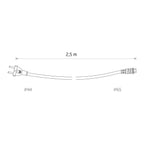 Nowodvorski POWER CORD FOR FESTOON LIGHTS - Przewód gumowy - Czarny 7871