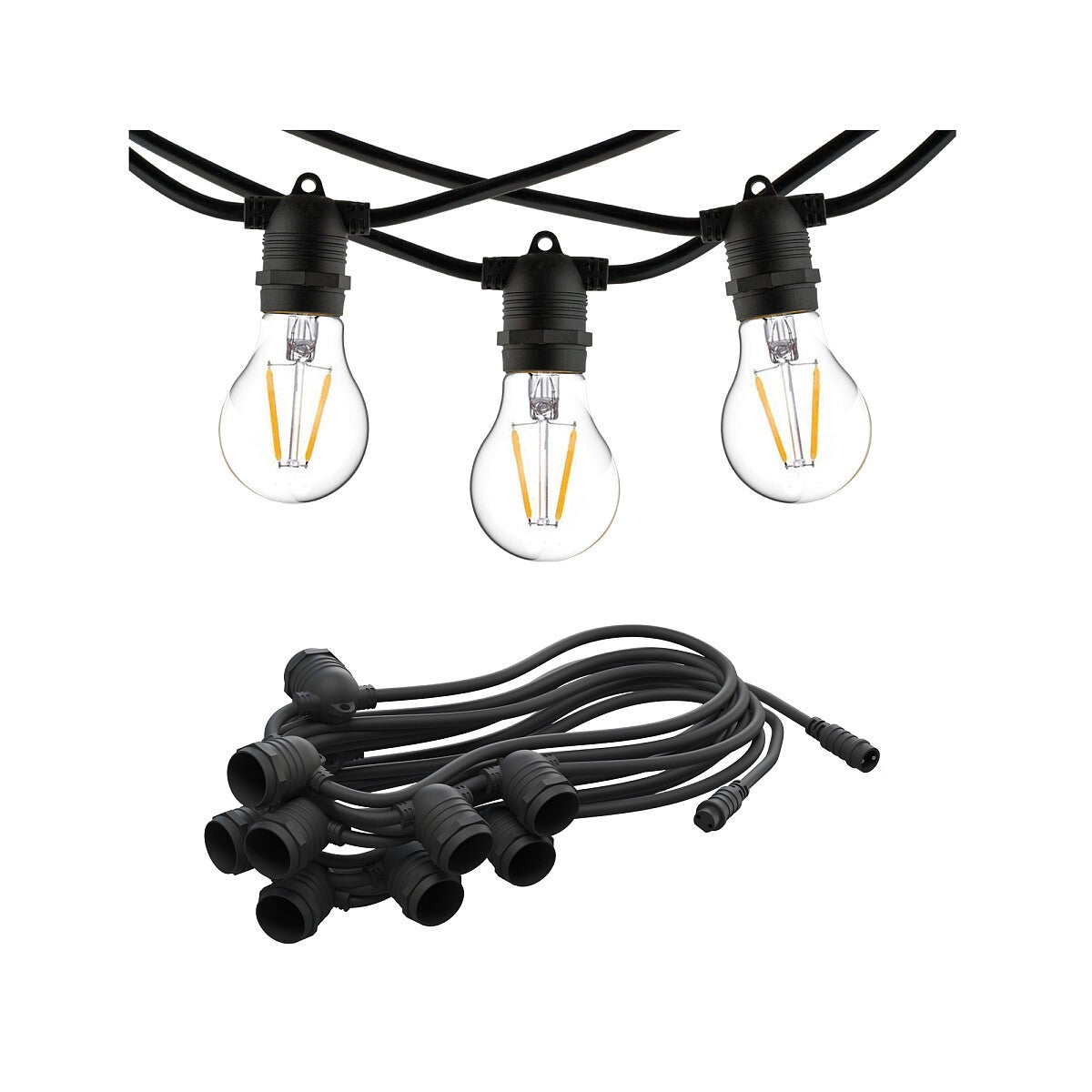Nowodvorski FESTOON LIGHTS 9m Festoon - Przewód gumowy - Czarny 7872