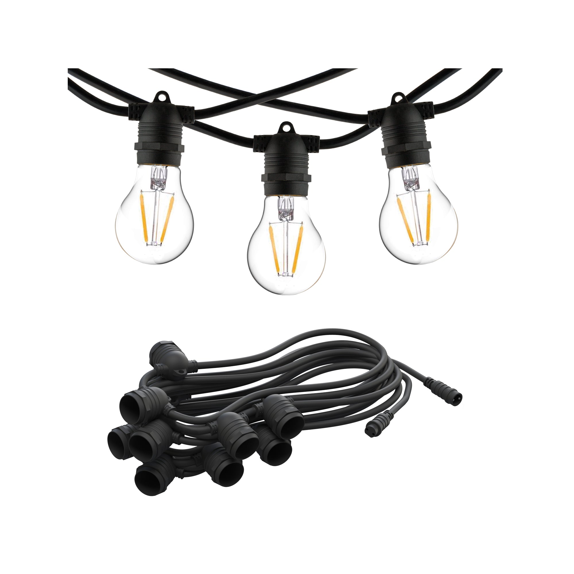 Nowodvorski FESTOON LIGHTS 6m Festoon - Przewód gumowy - Czarny 7873