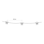 Nowodvorski FESTOON LIGHTS 6m Festoon - Przewód gumowy - Czarny 7873