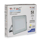 200W Naświetlacz LED SMD / Chip SAMSUNG / Barwa:4000K / Obudowa: Szara / Wydajność: 120lm/w