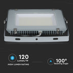 200W Naświetlacz LED SMD / Chip SAMSUNG / Barwa:4000K / Obudowa: Szara / Wydajność: 120lm/w