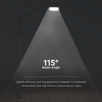 100W Lampa uliczna LED / Barwa: 4000K / Obudowa: Szara