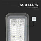 100W Lampa uliczna LED / Barwa: 4000K / Obudowa: Szara