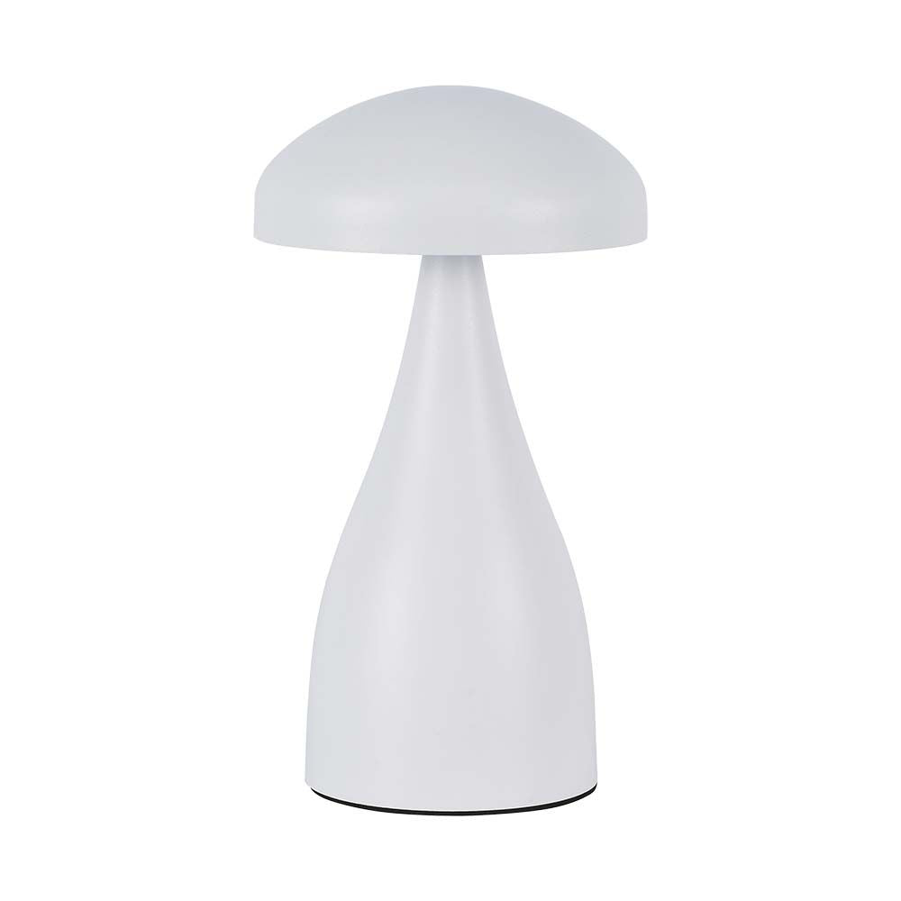 Lampka nocna LED zasilana bateryjnie / Wysokość:22cm / Bateria 1800mAh / Ściemnianie przez dotyk / Barwa:3w1 / Obudowa: Biała