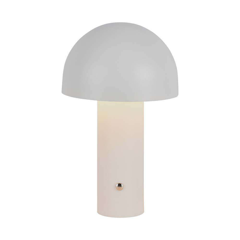 Lampka nocna LED zasilana bateryjnie / Wysokość:25cm / Bateria 1800mAh / Ściemnianie przez dotyk / Barwa:3w1 / Obudowa: Biała