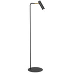 Lampa podł. Axion black/gold 1xGU10