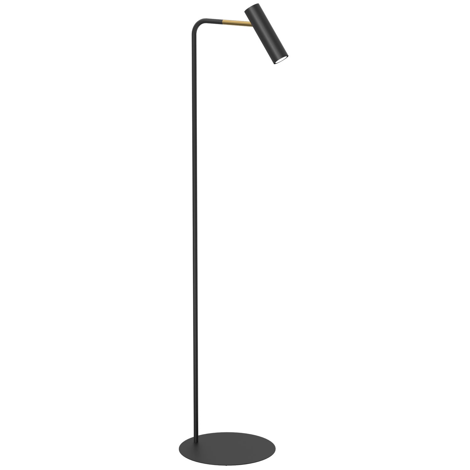 Lampa podł. Axion black/gold 1xGU10