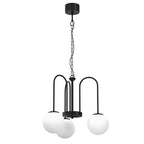 żyrandol Cambridge (glass 2815) black 3xE14