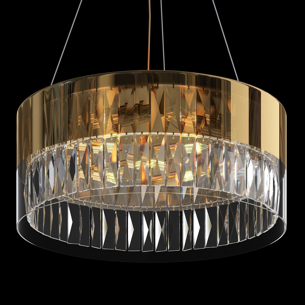 Maytoni Lampa wisząca Wonderland - Stal nierdzewna - Złoty MOD313PL-06G