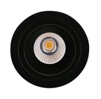 Maxlight Oprawa wpuszczana Hiden - Metal + akryl - Czarny H0110