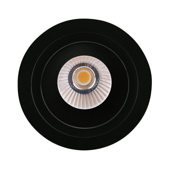 Maxlight Oprawa wpuszczana Hiden - Metal + akryl - Czarny H0110