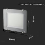 300W Naświetlacz LED SMD / Chip SAMSUNG / Barwa:4000K / Obudowa: Czarna / Wydajność: 120lm/w