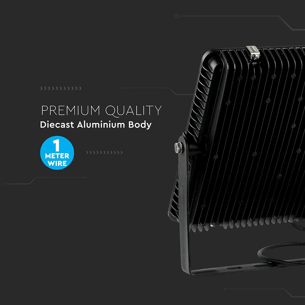 300W Naświetlacz LED SMD / Chip SAMSUNG / Barwa:6400K / Obudowa: Czarna / Wydajność: 120lm/w