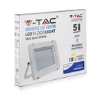 300W Naświetlacz LED SMD / Chip SAMSUNG / Barwa:6400K / Obudowa: Biała / Wydajność: 120lm/w