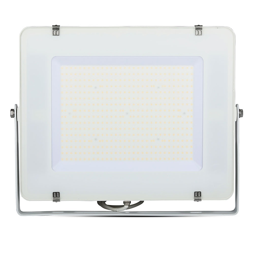 300W Naświetlacz LED SMD / Chip SAMSUNG / Barwa:6400K / Obudowa: Biała / Wydajność: 120lm/w
