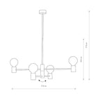Nowodvorski Lampa wisząca RADIUS 25W only LED 50/60Hz - Stal lakierowana - Czarny I 7931