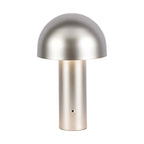Lampka nocna LED zasilana bateryjnie / Wysokość:25cm / Bateria 1800mAh / Ściemnianie przez dotyk / Barwa:3w1 / Obudowa: Szampańskie złoto