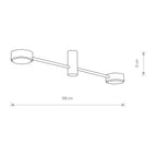 Nowodvorski Lampa przysufitowa ORBIT 12W only LED 50/60Hz - Stal lakierowana - Biały 7938