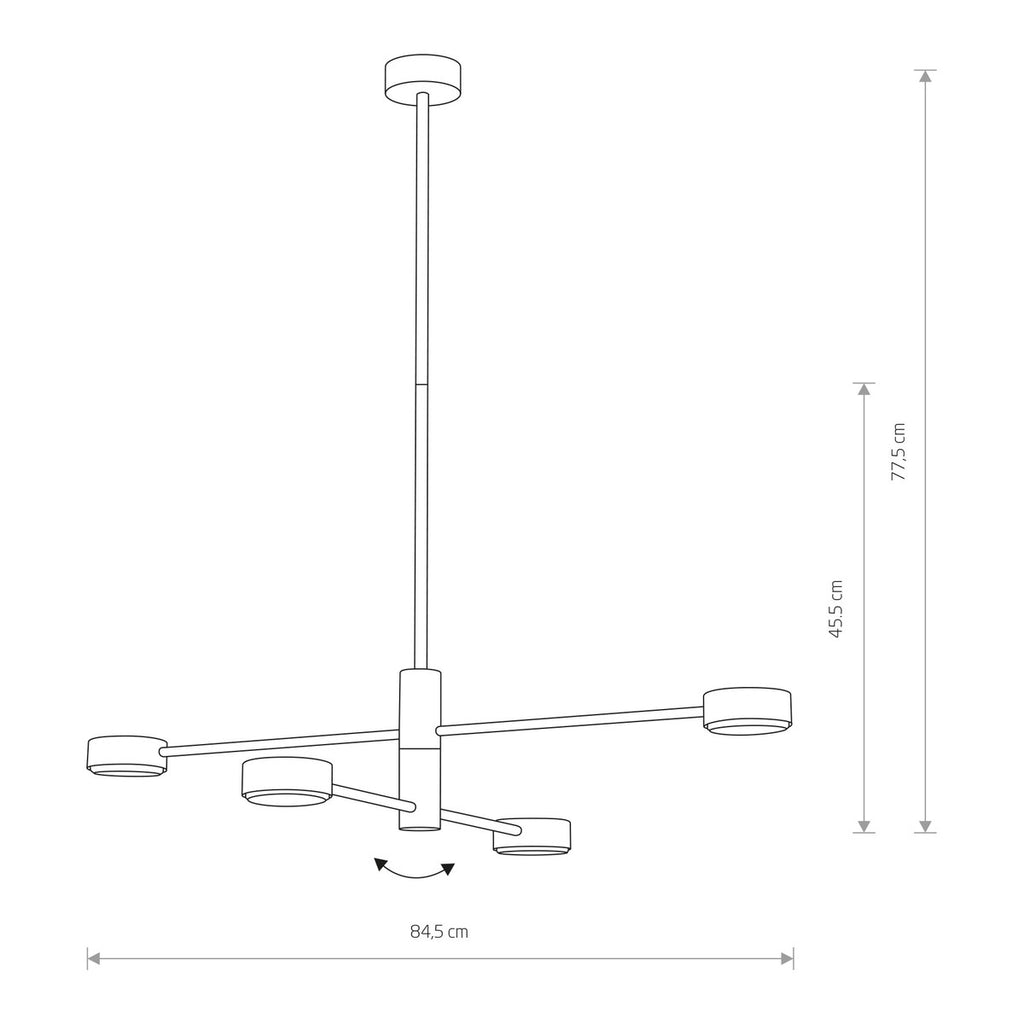 Nowodvorski Lampa wisząca ORBIT 12W only LED 50/60Hz - Stal lakierowana - Biały I 7941