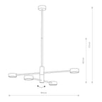 Nowodvorski Lampa wisząca ORBIT 12W only LED 50/60Hz - Stal lakierowana - Biały I 7941