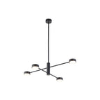 Nowodvorski Lampa wisząca ORBIT 12W only LED 50/60Hz - Stal lakierowana - Czarny I 7945