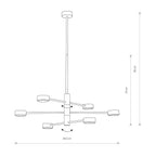 Nowodvorski Lampa wisząca ORBIT 12W only LED 50/60Hz - Stal lakierowana - Czarny II 7946