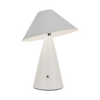 Lampka nocna LED zasilana bateryjnie / Wysokość:24cm / Bateria 1800mAh / Ściemnianie przez dotyk / Barwa:3w1 / Obudowa: Biała