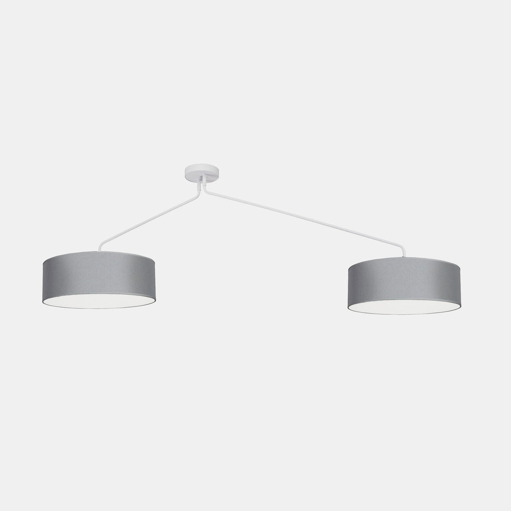 Nowodvorski Lampa przysufitowa FALCON 25W only LED 50/60Hz - Tkanina - Szary