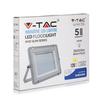 300W Naświetlacz LED SMD / Chip SAMSUNG / Barwa:6400K / Obudowa: Szara / Wydajność: 120lm/w