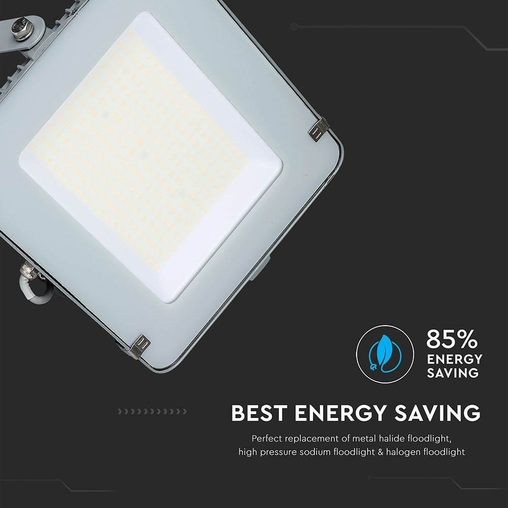 300W Naświetlacz LED SMD / Chip SAMSUNG / Barwa:6400K / Obudowa: Szara / Wydajność: 120lm/w
